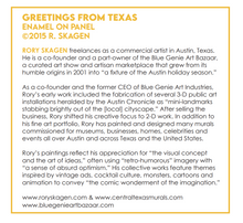 Load image into Gallery viewer, GREETINGS FROM TEXAS by RORY SKAGEN