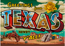 Load image into Gallery viewer, GREETINGS FROM TEXAS by RORY SKAGEN