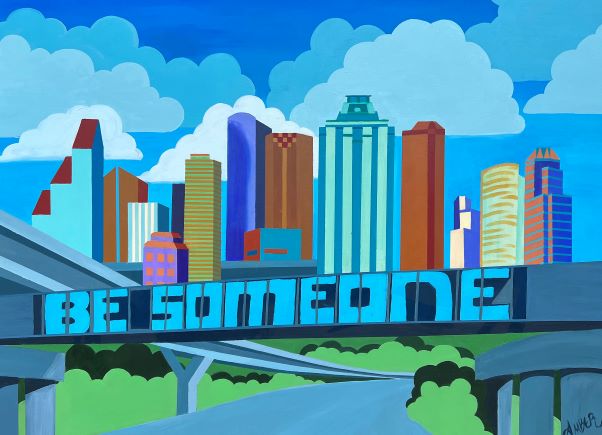 BE SOMEONE, BE AN ARTIST by AMBER CLEVELAND