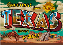 Load image into Gallery viewer, GREETINGS FROM TEXAS by RORY SKAGEN
